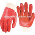 Sunnyhope naranja pvc dipped guante para pesados ​​guantes safty